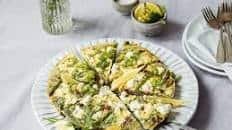 Asparagus and herb frittata