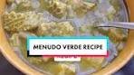 Authentic Menudo Verde Recipe: How to Make Delicious ...