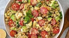 Avocado Quinoa Salad with Spiced Chickpeas