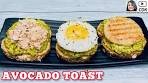 AVOCADO TOAST 3 WAYS | Keto Avocado Toast Recipe ...