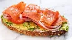 Avocado Toast With Smoked Salmon, Goat Cheese, and Capers