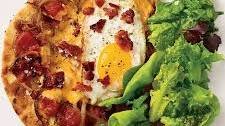 Bacon, Egg and Cheese Flatbreads