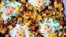 Bacon, Egg, and Potato Hash