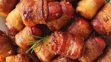 Bacon Wrapped Sausage Bites