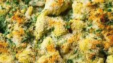 Baked Artichoke Hearts with Seasoned Breadcrumbs
