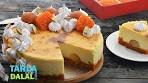 Baked Gulab Jamun Cheesecake by Tarla Dalal