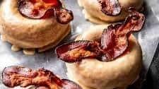 Baked Maple Bacon Doughnuts