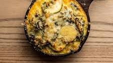 Baked Spinach and Zucchini