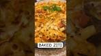 Baked Ziti: One Pan Wonder! #comfortfood #pasta #shorts #food