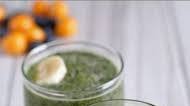 Banana Blueberry Gooseberry Green Smoothie