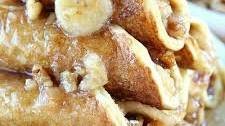 Banana Nut Filled Pancakes