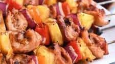 BBQ Chicken Pineapple Skewers