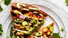 BBQ Vegetarian Pizza