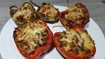 Beef and chorizo stuffed peppers inspired by Jamie Oliver