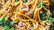 Beef and Spinach Noodles