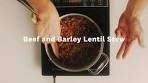 Beef & Barley Lentil Stew