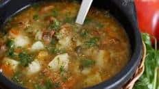 Beef, Potato and Quinoa Soup