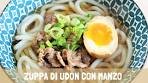 Beef Udon noodle soup - Quick recipe in 15 minutes