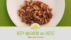 BEEFY MACARONI AND CHEESE