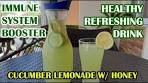 BEST CUCUMBER LEMONADE RECIPE | HOW TO MAKE ...