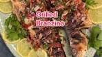 Best grilled branzino of all times🤌🏽 #grilledbranzino ...