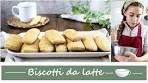 BISCOTTONI DA LATTE- ricetta biscotti per la colazione facili ...