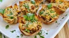 Bite-Sized Korean Beef Cream Cheese Wontons