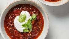 Black Bean Chili With Mushrooms