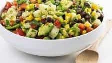 Black Bean, Corn, and Avocado Salad with Jicama