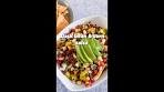Black bean, corn & jicama salsa