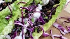 Black Bean Taco Lettuce Wraps