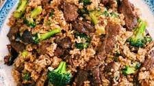 Black Pepper Beef and Broccoli Fried Rice