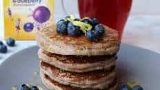 Blackcurrant & Blueberry Pancakes