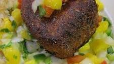 Blackened Tuna Steaks with Mango Salsa