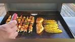 Blackstone Chicken Kabobs and Asparagus on the ...