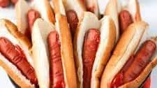 Bloody Finger Hot Dogs for Halloween