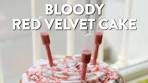 Bloody Red Velvet Cake! | Having a Halloween party over the ...