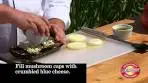 Blue Cheese Stuffed Mushrooms with Grilled Vidalia® Onions
