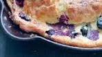 Blueberry Lemon Dutch Baby.