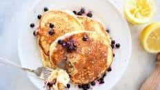 Blueberry Lemon Ricotta Pancakes