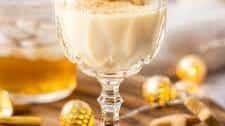 Boozy Eggnog Panna Cotta