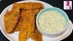 Breaded Fish Fillets With Tartar Sauce | Homemade Tartar ...