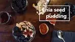 Breakfast Chia seed and blackberry pudding | Lazy cook