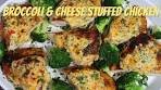 Broccoli and Cheese Stuffed Chicken