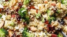 Broccoli-Cheddar Quinoa Salad