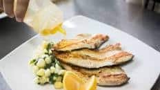 Broiled Rainbow Trout With Lemon Parsley Brown Butter Sauce