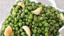 Browned Butter and Garlic Roasted Peas