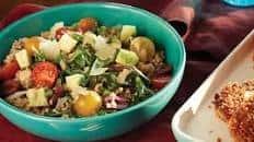 Buckwheat Bowls with Spinach and Balsamic Tahini Dressing