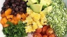 Buddha Bowl with Broccoli Cauliflower Rice