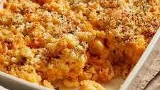 Buffalo Cauliflower Baked Mac and Cheese